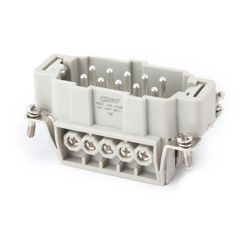 M/F 10 Pin Insert Heavy Duty Connector